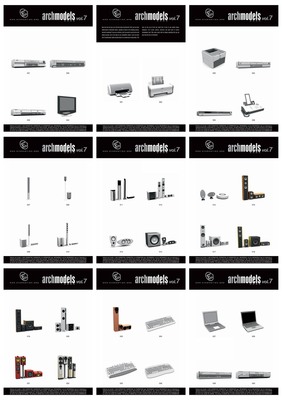 电子产品3D建模指南 C4D打造电脑、打印机、音响、功放与电视的视觉盛宴